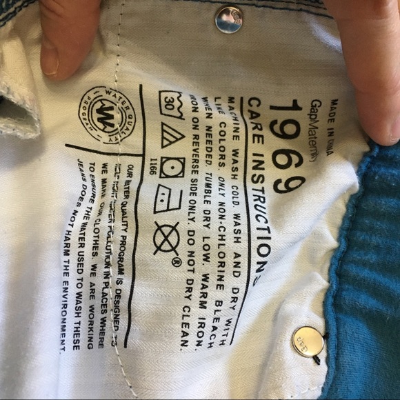 GAP Maternity Blue Skinny Cords 30/10R Always Skinny Maternity Cords - Picture 8 of 9